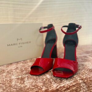 Marc Fisher LTD Harlin Heeled Open-Toe Dress Sandal